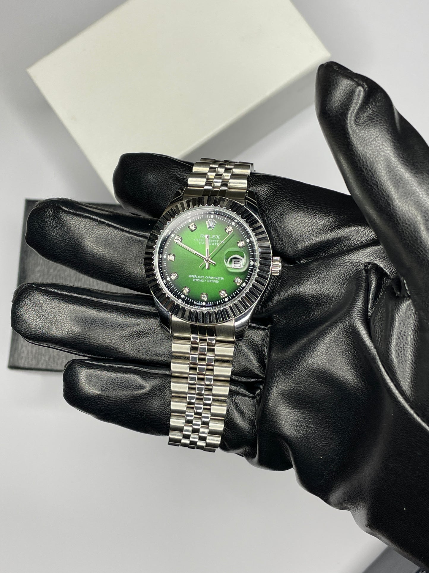 RLX Chain Watch + Free J. 35ml Perfume