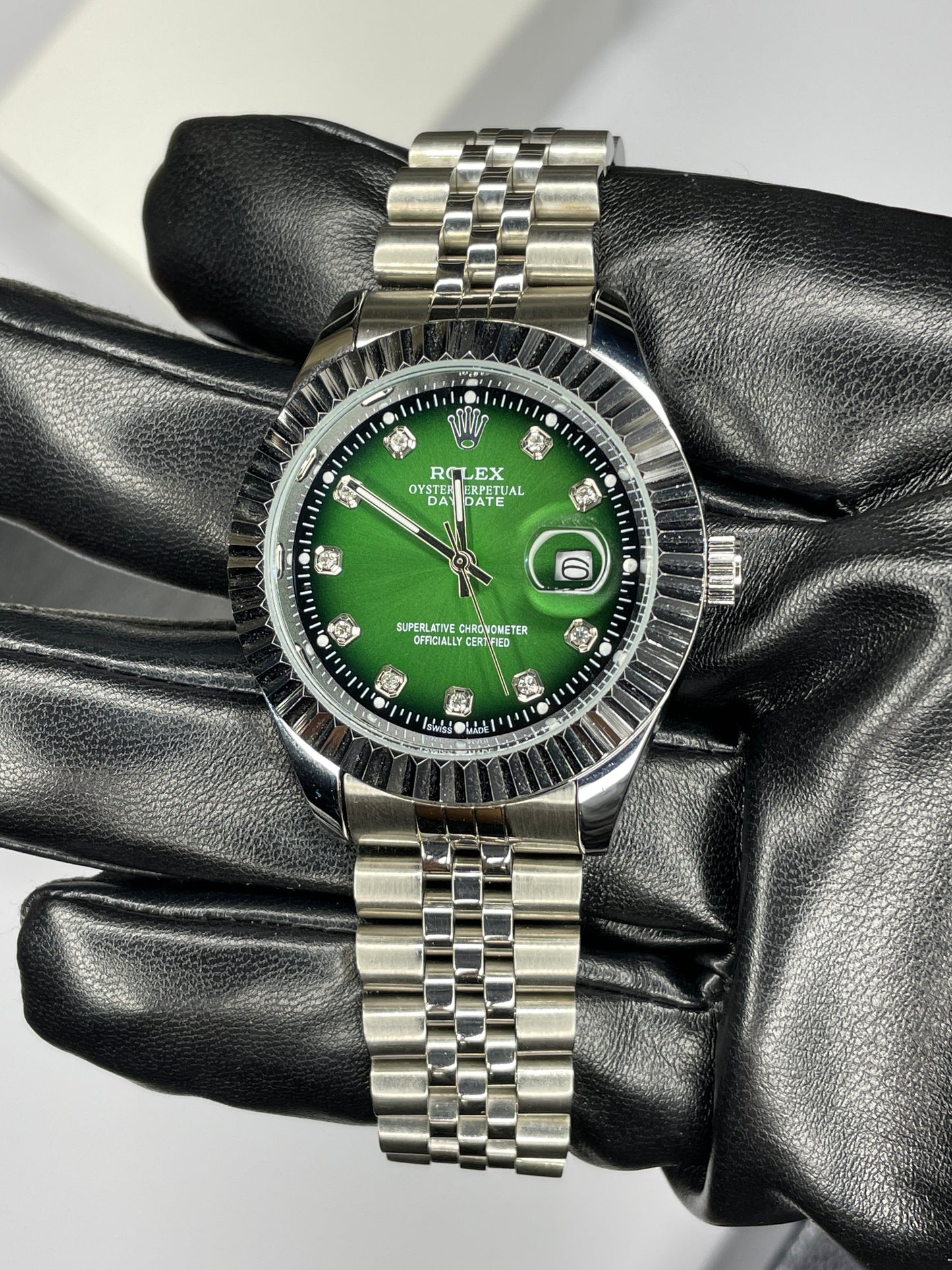 RLX Chain Watch + Free J. 35ml Perfume