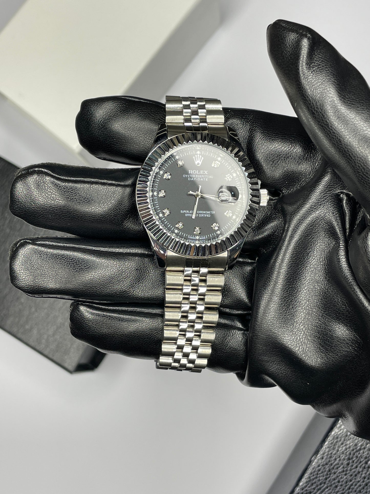 RLX Chain Watch + Free J. 35ml Perfume