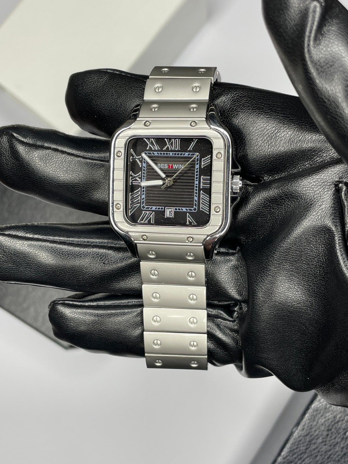 Best Win Square Dial Watch + FREE Pen Perfume (Optional)